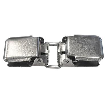 Imagem de ANDUSTRIAL - Clipes/cabides de tapete jacaré de dois lados banhados a níquel médio - Adequado para exibir tapetes médios, xales, couros, tapetes em ganchos de tela e prateleiras de exibição - prata,