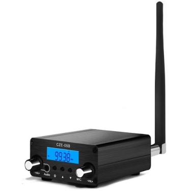 Imagem de Mini Estação de Rádio Estéreo Zwang - Transmissor FM de Longo Alcance