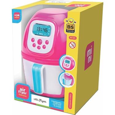 Imagem de Air Fryer de Brinquedo Infantil Com Bandeja Removível fritadeira de brinquedo para crianças menina