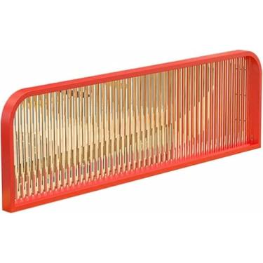 Imagem de Divisórias para áreas de jantar, divisórias decorativas de vidro listrado de restaurante, divisória de espaço de jantar, separador de mesa de restaurante