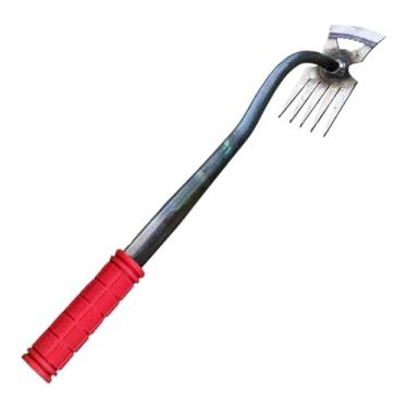 Imagem de Dualoai Ferramenta de ervas daninhas do jardim ervas daninhas de maconha manual de ervas daninhas de ervas daninhas ferramenta para cavar vegetais, 5 Dentes