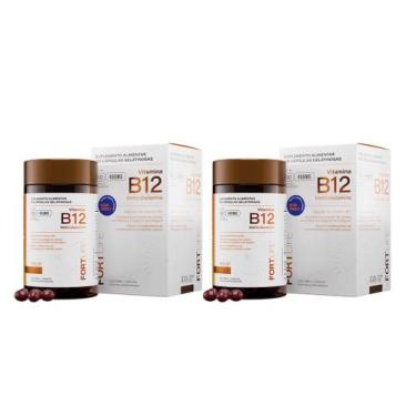 Imagem de Kit 2 Vitamina B12 Metilcobalamina 60 Cápsulas - Fortlife