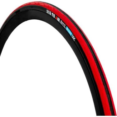 Imagem de GORIX Pneu de bicicleta de estrada 700×23C 25c 28C 32c 35c Bicicleta de ciclismo (Gtoair) (700×28c, preto × vermelho (1 pneu))