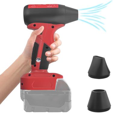Imagem de Soprador turbo comprimido para bateria Milwaukee M18 18V, ventilador a jato de 4 velocidades máx. 130.000 RPM ventilador portátil sem fio de alta velocidade para limpador de espanador de ar, limpeza