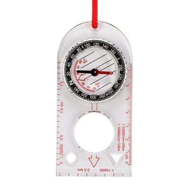 Imagem de Bússola de orientação leve e portátil com função de zoom, adequada para várias atividades ao ar livre, ideal para caminhadas, escaladas de montanhas e