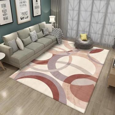 Imagem de Tapete geométrico para sala de estar, casa, hotel, tapetes decorativos, quarto, banheiro, capachos, cozinha (80x120cm/15)