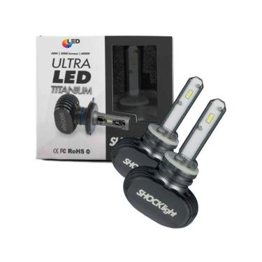 Imagem de Lampada De Led Para Farol Ultraled Shocklight Titanium H27