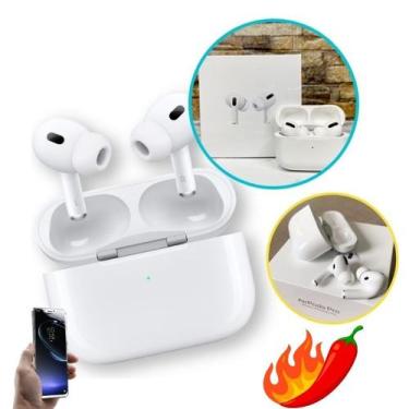 Imagem de Fone De Ouvido Tws Bluetooth  Pro 2 Geração 5 Premium com borrachinha 