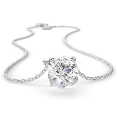 Imagem de SERASAR Colar feminino premium | Aço inoxidável cirúrgico 316L | À prova d'água | Comprimento ajustável | Quatro cores | Caixa de joias incluída, One Size, Aço inoxidável, Sem Pedra Preciosa