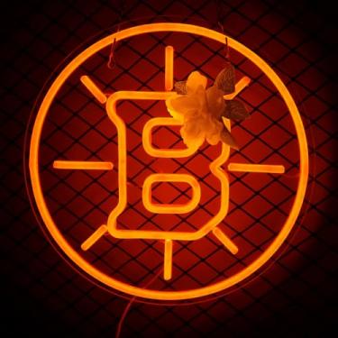 Imagem de Balanar Placa De Neon Clube Esportivo Hóquei Para Decoração Parede, Caverna Ou Garagem Com Luz Led, Bar Logotipo Time, Dormitório, Festa, Sala Jogos 12,2 X 12,2"