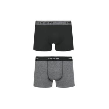 Imagem de Kit/2 Cueca Boxer Selene 11450.001 Masculina Algodão T. P/EG, G, 995, 