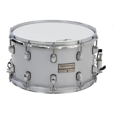 Imagem de Caixa de bateria Spanking Worship 14x8 Light Sparkle Com Abafador Selecione a cor (Silver Sparkle)