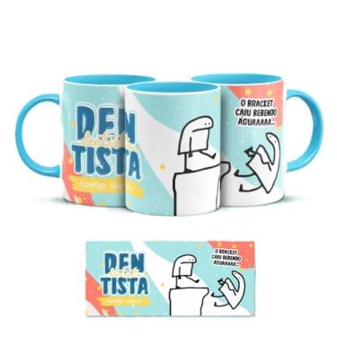Imagem de Caneca de Porcelana – Profissões em Estampa Divertida | Porcelana 325ml (Dentista)