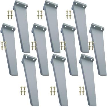 Imagem de 10 Pes Retro Quadrado Rack Móveis Armario 16cm Branco Mogno Preto - fa