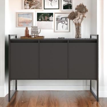 Imagem de Aparador Buffet Industrial Turquia Preto Onix