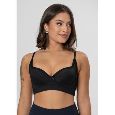 Imagem de Sutiã Conforto Reforçado Com Bojo - New Love, P, Preto