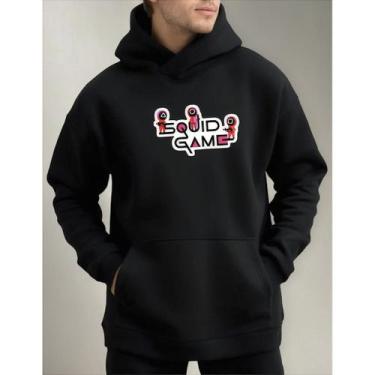 Imagem de Moletom Agasalho Série Round 6 Vermelho Circulo - Core Base, Preto, P