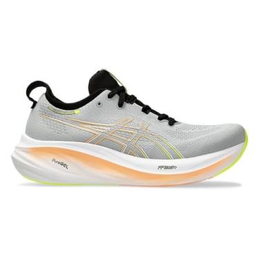 Imagem de Tênis Asics Gel-nimbus 26 Masculino - Cinza/amarelo - 38