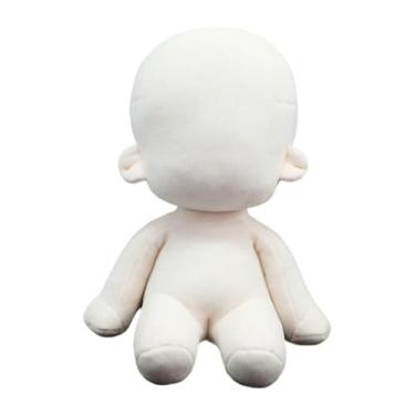 Imagem de Kokiya Boneca de pelúcia de 7,87 polegadas, corpo em branco, brinquedo de pelúcia humanoide, boneco de fofo, faça suas próprias bonecas para cosplay, carro,