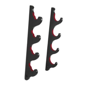 Imagem de menolana Suporte para taco de beisebol, suporte de parede horizontal para exposição, versátil e leve para acessórios de fãs de esportes, para taco de softball, 4 Níveis