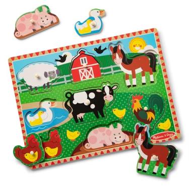 Imagem de Farm Peg Puzzle: Puzzles (Wooden) - Peg Puzzles