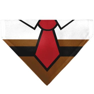 Imagem de Bob Esponja Calça Quadrada Pet Bandana Bob Esponja Calça Quadrada Gravata Personagem Close-Up Colarinho Bandana