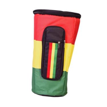 Imagem de MERIGLARE Mochila para tambor africano, bolsa para djembe, acessório para instrumento musical, à prova de poeira, confortável, à prova d'água, resistente, 12inch