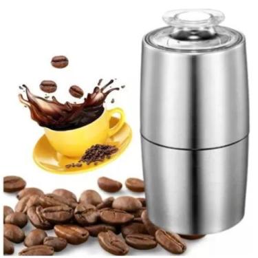 Imagem de Moedor De Café Elétrico Aço Inox Triturador Grãos 200w 110v - sokany