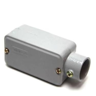 Imagem de Caixa Derivação Alumínio Conduletzel Cinza Tipo LB C/ Rosca BSP C/ Placa – Wetzel | 1.1/4" Cód. E002040050