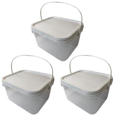 Imagem de Pote Para Pipoca-Kit 3 Pçs