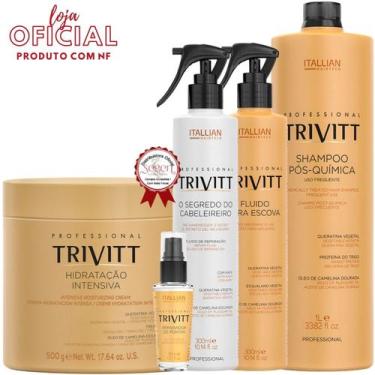 Imagem de Trivitt: Fluído, Hidratação 500g, O Segredo Do Cabeleireiro 300ml, Rep