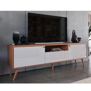 Imagem de Rack Retro 183cm Para TV 50 Polegadas River 1.83 Lukaliam Jequitiba/Of