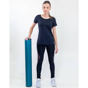 Imagem de Rolo Massagem Liberação Miofascial 90cm DF1071 Azul Marinho Dafoca Sports