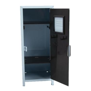 Imagem de YWJLQH Mini armário para meninas, caixa de metal fofa com cadeado e chave, caixa em miniatura para meninas, para joias, brinquedos, chaves, cartões, quarto, Azul