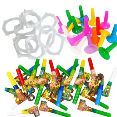 Imagem de Kit 100 Brinquedos Lembrancinhas Infantil Sacolinha Surpresa