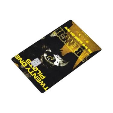 Imagem de Adesivo De Pele De Cartão De Crédito T-Twenty O-One P-Pilots Filme Par