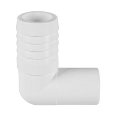 Imagem de JicSuXi Conector de drenagem de 90° Pequena junta de drenagem para barcos Fácil de instalar Substitui bomba de fundo de cabine Conector de pequeno, Branco