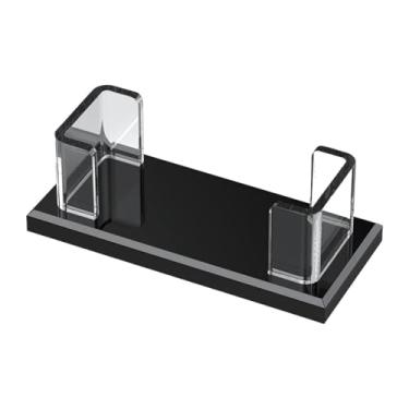 Imagem de Amagogo Porta-cartões de visita, organizador de mesa horizontal de acrílico com suporte para até 60 cartões com nome, suporte para exibição em ocasiões