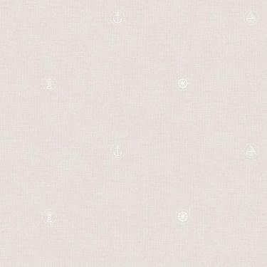 Imagem de Papel De Parede Lullaby Marinheiro Bege 2263 - Rolo 10m X 0,53m