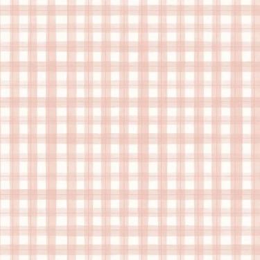 Imagem de Papel De Parede Revoada Xadrez Picnic Pincelada Rosa 4440