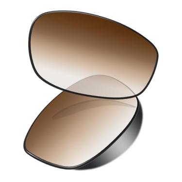 Imagem de Vonxyz Lentes de substituição para óculos de sol Oakley Juliet – Marrom dégradé