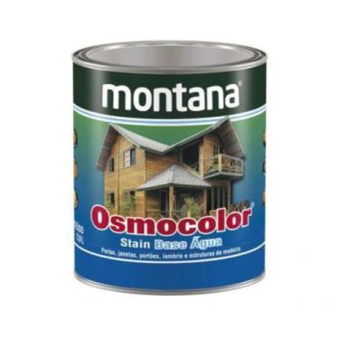 Imagem de Osmocolor Stain Base Água Incolor Acetinado 900ml - Proteção UV e Hidr