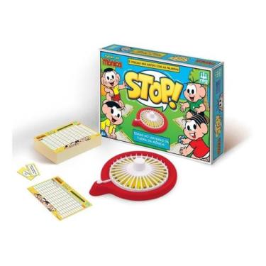 Imagem de Jogo Educativo Divertido Roleta Stop Turma Da Mônica - Nig