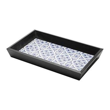 Imagem de Bandeja de Madeira Chanfrada 35cm Lisboa Pequena Woodart