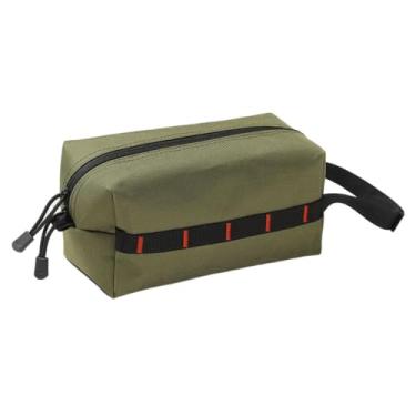 Imagem de Bolsa de higiene multifuncional para áreas externas, bolsa portátil para ferramentas de armazenamento, caixa de lenços de papel (Verde Exército)
