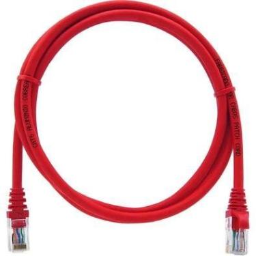 Imagem de Patch Cord Seccon Cat6 1.5mt, Vermelho, Anatel