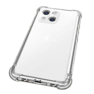 Imagem de Capinha Capa Compatível Com Iphone 13 Tela 6.1 Borda Anti Queda Transparente