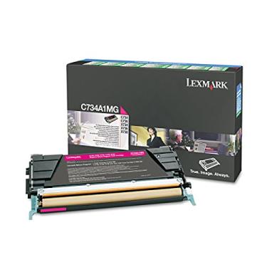 Imagem de Lexmark Cartucho de toner C734A1MG C734 C736 X734 X736 X738 (Magenta) em embalagem de varejo