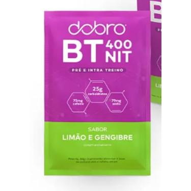 Imagem de BT 400 Nitrato com Cafeína Sabor Limão e Gengibre em Pó Sache de 30g Dobro
