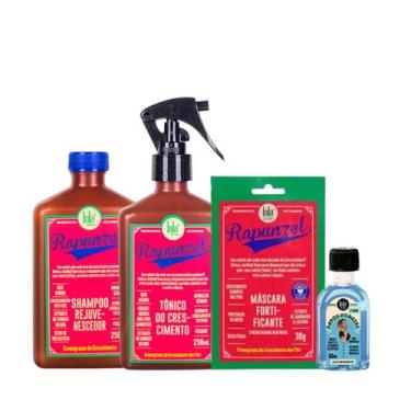 Imagem de Kit Lola Rapunzel Sh 250ml + Masc Sachê 30g + Tônico 250ml + Danos Vor